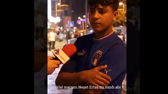 “İstiklal Marşı’nı Neşet Ertaş yazdı" diyen genç şaşkınlık yarattı!