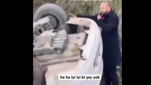 Aracı takla sürücünün rahatlığı şaşırttı! “Bir şey yok, ufak bir sıyrık!”