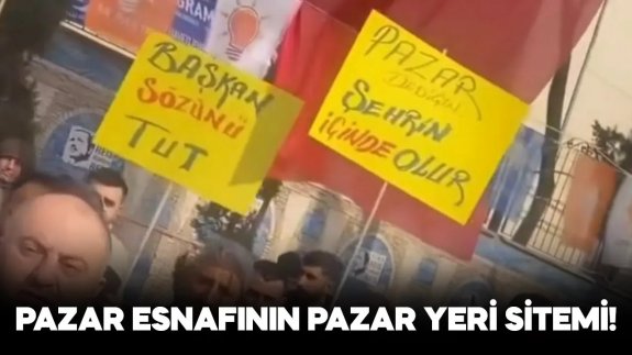 Pazar esnafının pazar yeri sitemi!