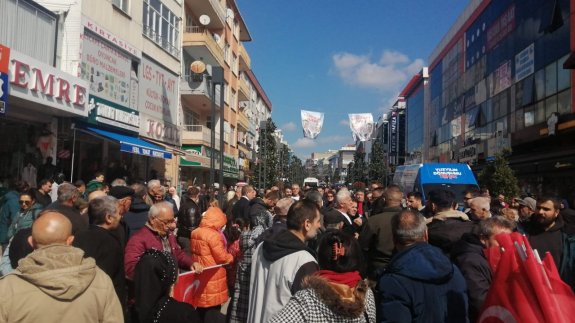 Sarıgazi’de Kılıçdaroğlu’na destek gösterisi