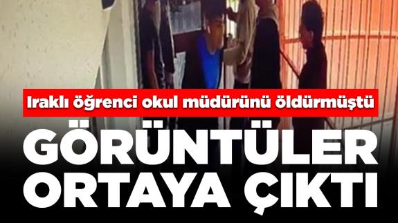 Iraklı öğrenci okul müdürünü öldürdü: Görüntüleri ortaya çıktı