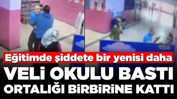 Eğitimde şiddete bir yenisi daha: Gözü dönen veli okulu bastı, ortalığı birbirine kattı