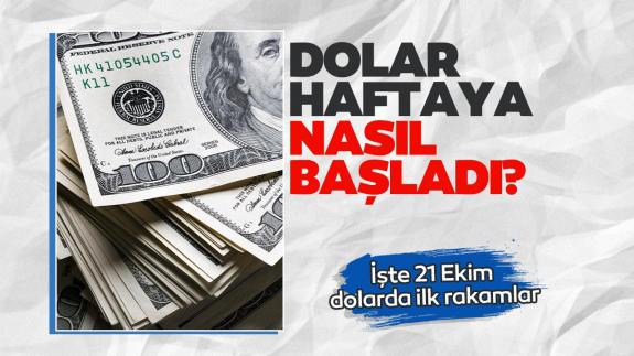 Dolar haftaya nasıl başladı? 21 Ekim Pazartesi euro ve dolar ne kadar oldu, kaç TL? Güncel euro fiyatları...