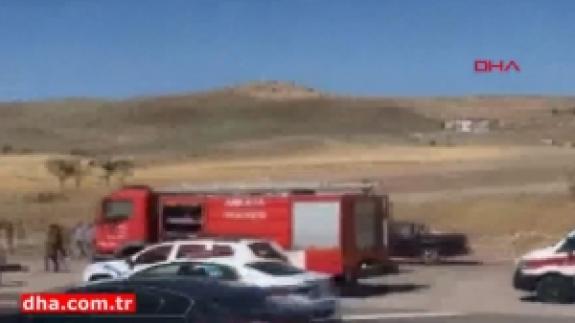 Ankara'da TIR'a çarpan otomobildeki 5 kişi öldü