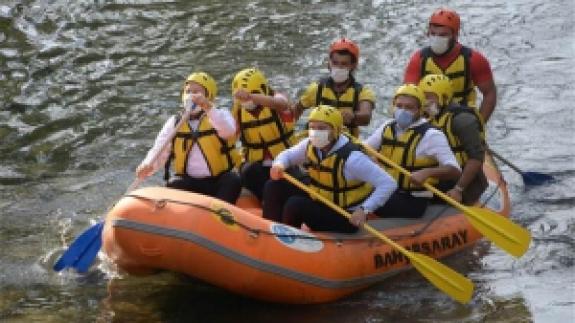 Terörden temizlenen Kato Dağı'nda rafting şampiyonası