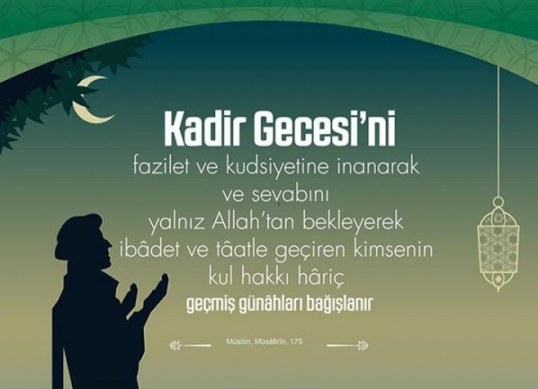 2020 Kadir Gecesi Resimli Mesajları - Kadir Geceniz Mübarek Olsun 12