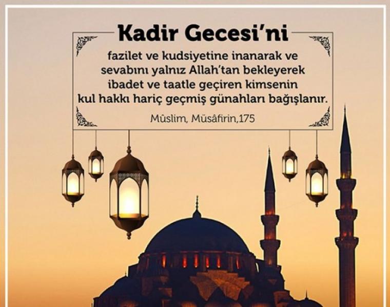 2020 Kadir Gecesi Resimli Mesajları - Kadir Geceniz Mübarek Olsun 10