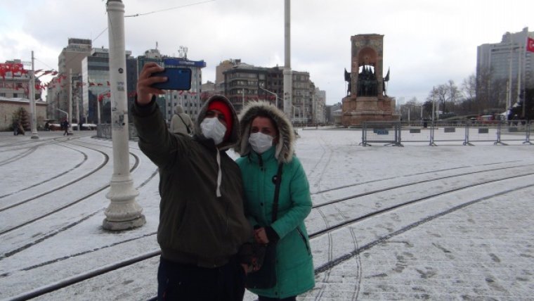 İstanbul'da kar manzaraları 7