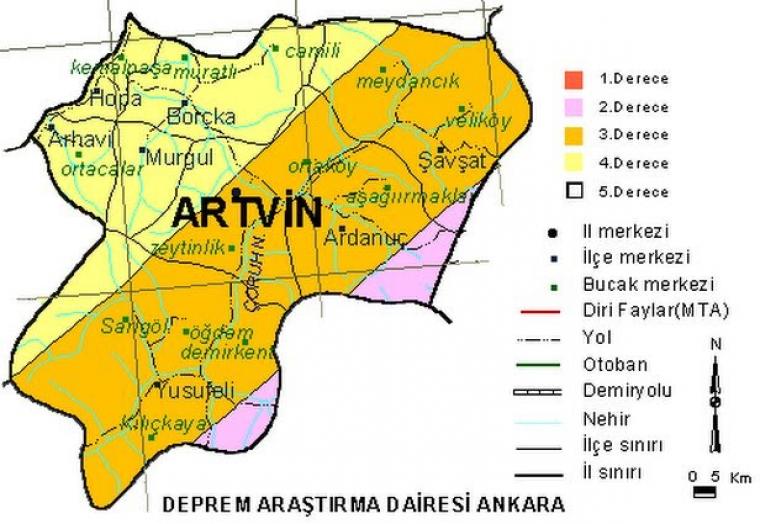 İllere göre deprem ve fay haritası! Oturduğum şehir sağlam mı? 71