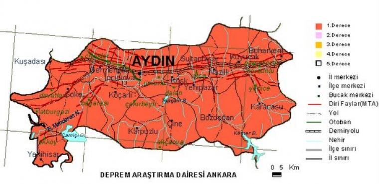 İllere göre deprem ve fay haritası! Oturduğum şehir sağlam mı? 67