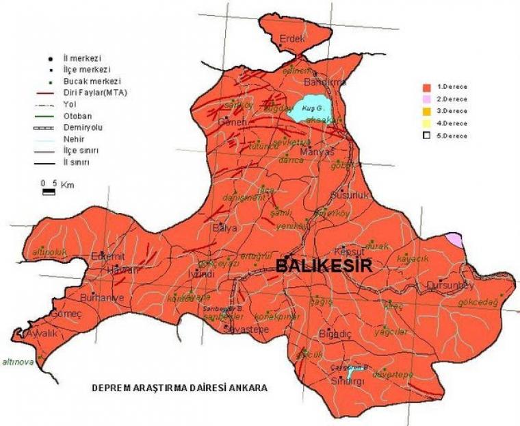 İllere göre deprem ve fay haritası! Oturduğum şehir sağlam mı? 68