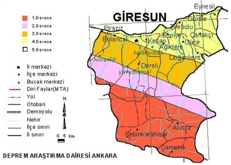 İllere göre deprem ve fay haritası! Oturduğum şehir sağlam mı? 48