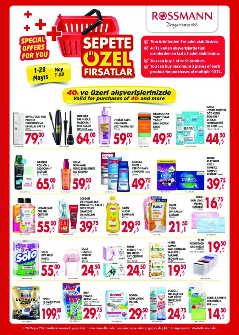 Rossmann 1-28 Mayıs 2023 Güncel Aktüel Katalog 14