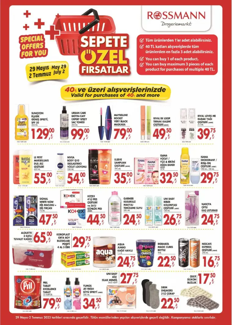 Rossmann Haziran Ayı İndirimleri Başladı! Rossmann Haziran 2023 Katalog 13