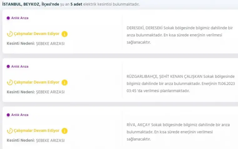 İstanbul'da Bugün O İlçelerde Elektrik Kesintisi Olacak! 12 Haziran 2023 Pazartesi Elektrik Kesintisi 25