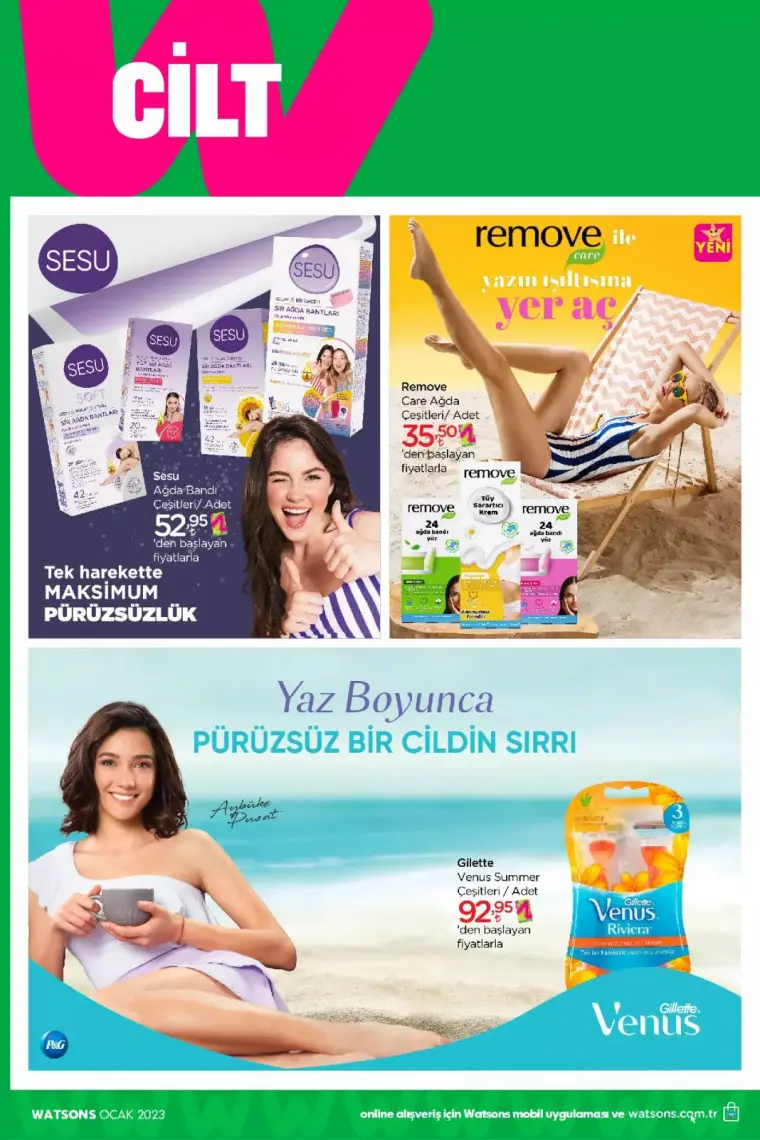 Watsons'da Net %50'ye Varan İndirimler Başladı.. Watsons Haziran 2023 Katalog 21