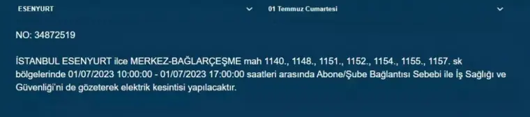 Yarın Uzun Saatli Elektrik Kesintisi Yaşanacak.. O İlçeler Dikkat! 4