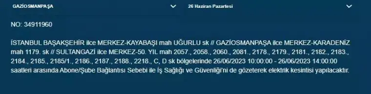 Yarın O İlçeler Karanlığa Gömülecek 5