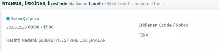 Haftasonu O İlçelerde Elektrik Kesintisi Olacak 19