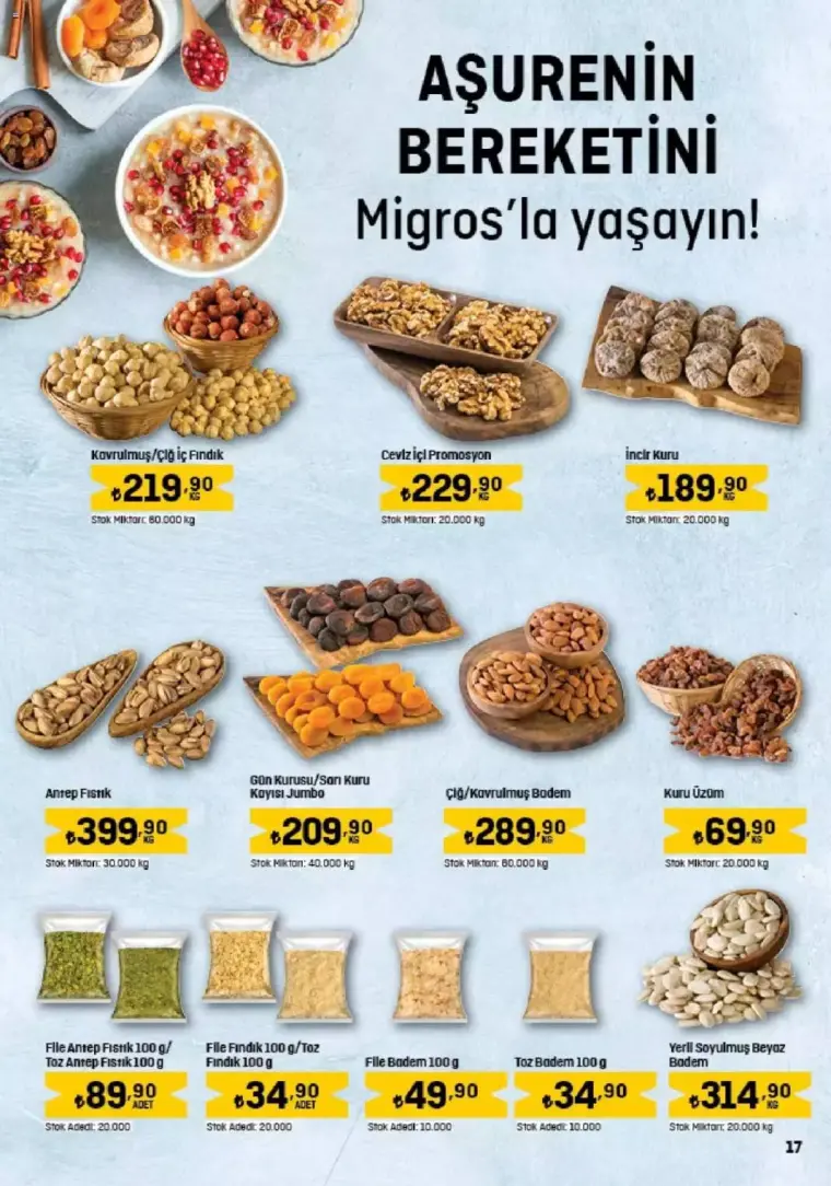 Migros Aşure Ayı kampanyası başladı 20-02 Ağustos 2023 7