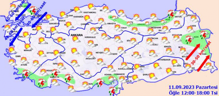 Meteoroloji Uyardı! Gök Gürültülü Sağanak Yağış Yeniden Geliyor 7