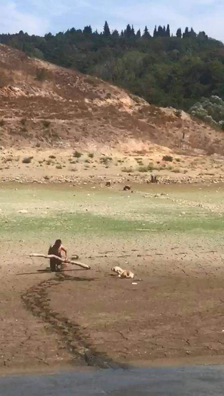 Barajlarda yeni tehlike! Bataklığa dönen alanda mahsur kaldılar 3