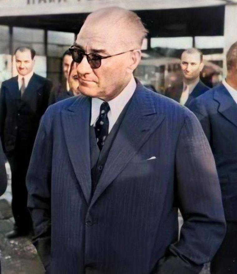 ATATÜRK'ÜN BİRBİRİNDEN GÜZEL FOTOĞRAFLARI 38