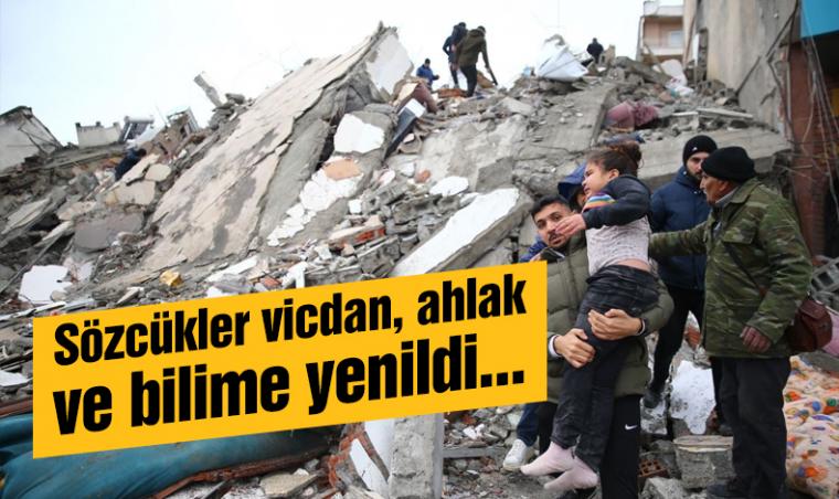 Sözcükler, ahlak, vicdan ve bilime yenildi