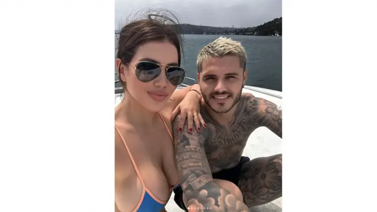 Mauro Icardi ile barışmıştı! Wanda Nara'dan derin dekolteli poz: "Yine ne yaptın yenge?" 4