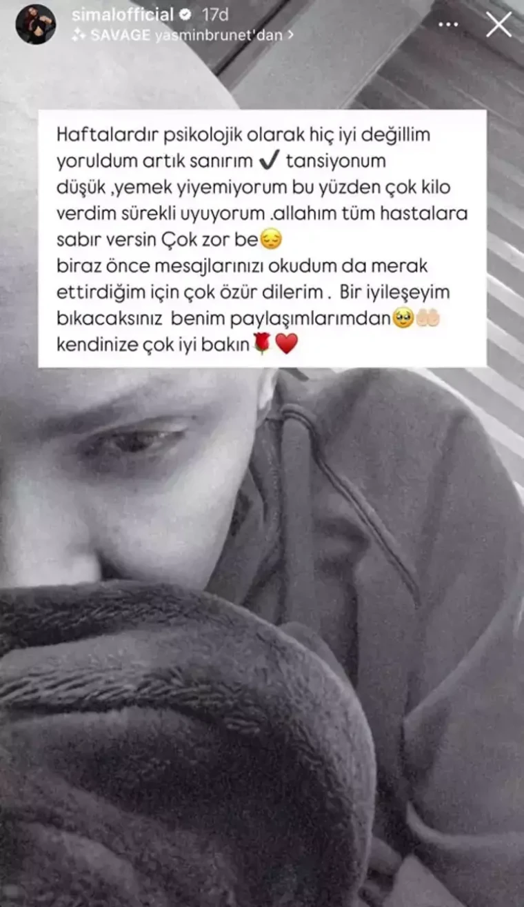 Kanser tedavisi gören Şimal'den yürek burkan açıklama: "Yoruldum artık" 4