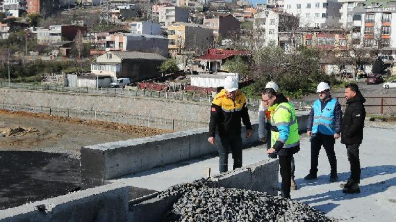 Başakşehir'de yeni bağlantı yolunun yapımında sona gelindi 