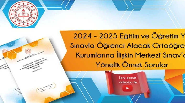 MEB'den LGS'ye girecek öğrencilere örnek sorular