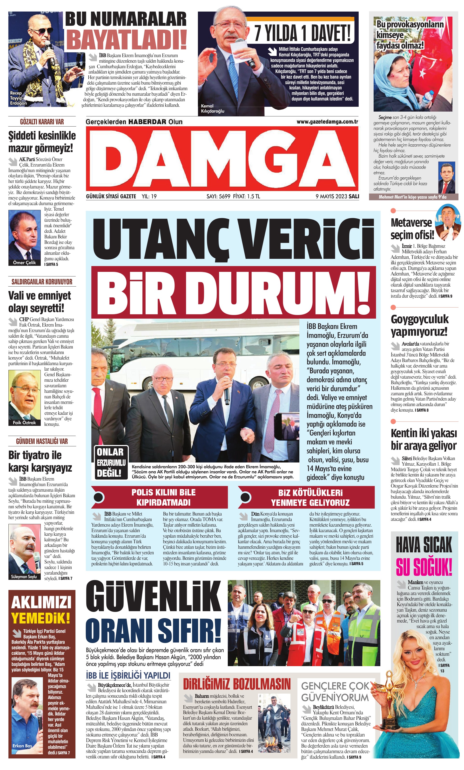 https://www.damga.com/DAMGA 09 Mayıs 2023 Salı Sayfaları