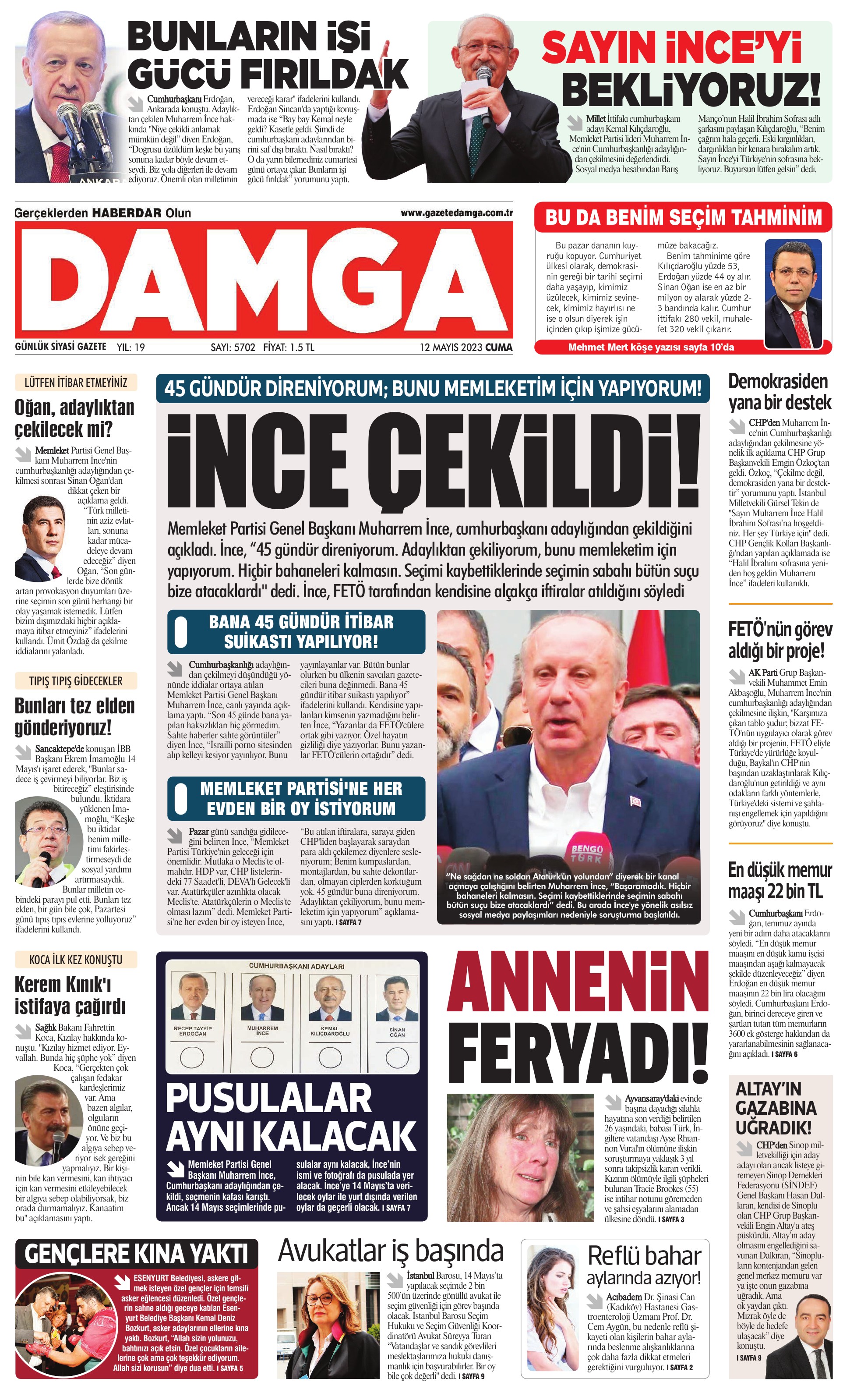 https://www.damga.com/DAMGA 12 Mayıs 2023 Cuma Sayfaları