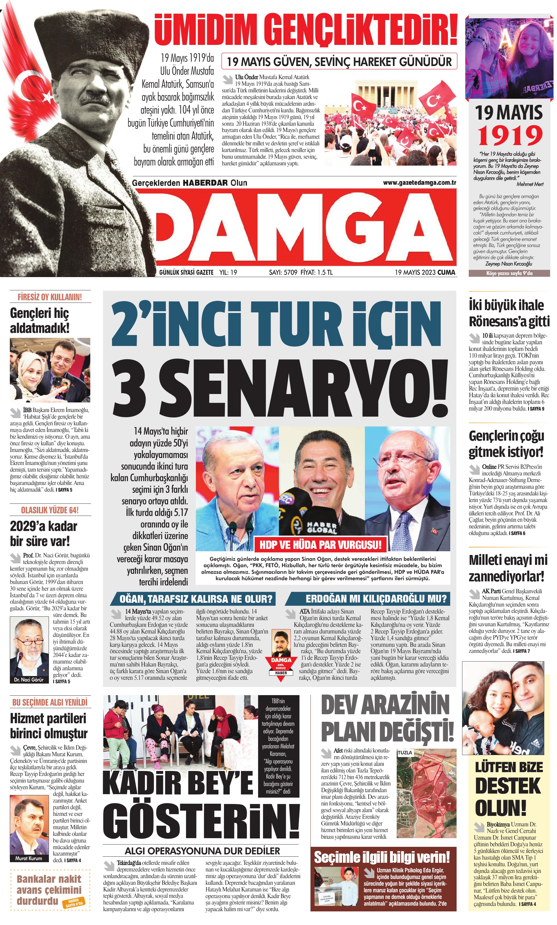 https://www.damga.com/DAMGA 19 Mayıs 2023 Cuma Sayfaları