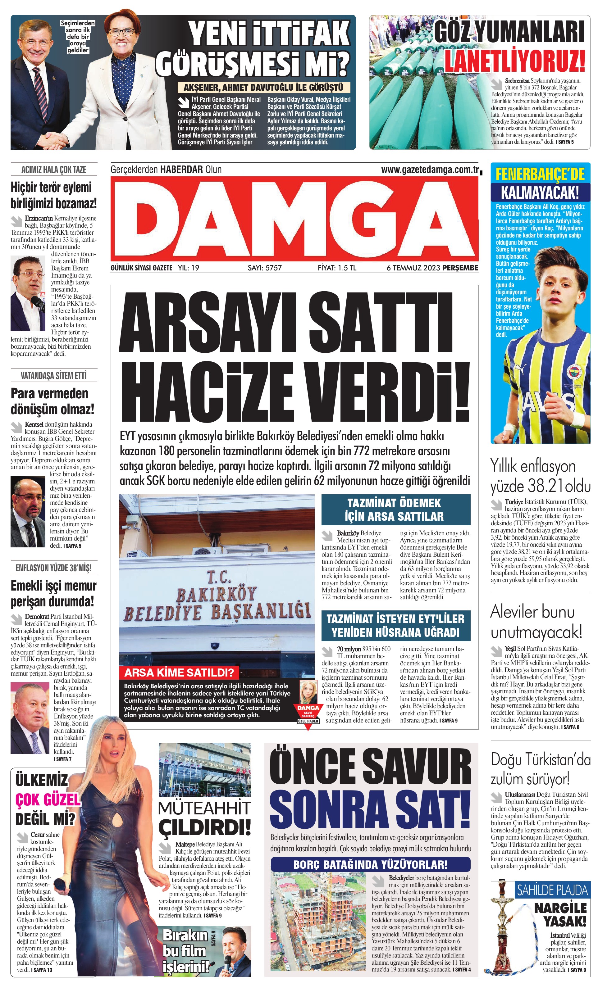 https://www.damga.com/DAMGA 6 Temmuz 2023 Perşembe Sayfaları