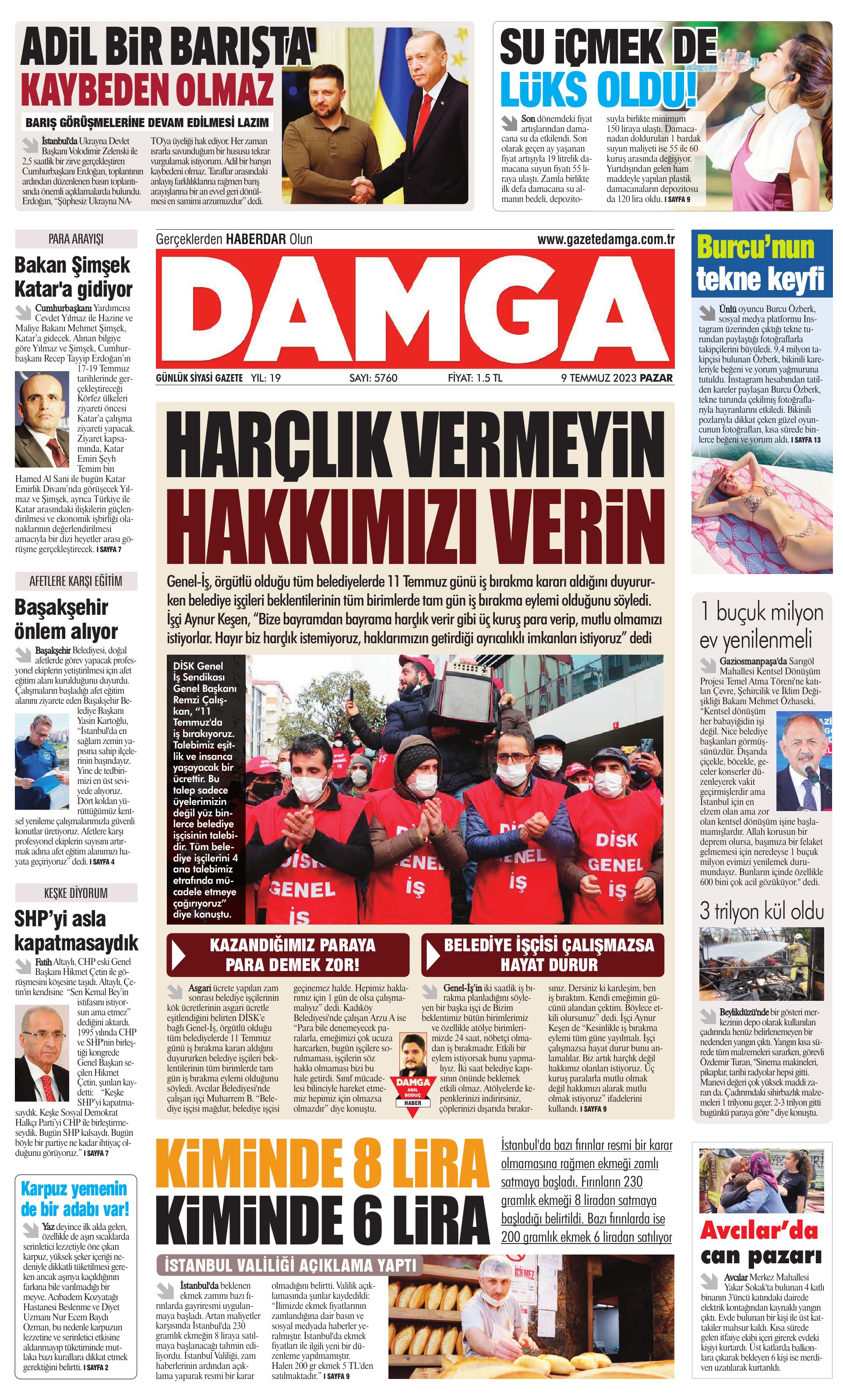 https://www.damga.com/DAMGA 9 Temmuz 2023 Pazar Sayfaları