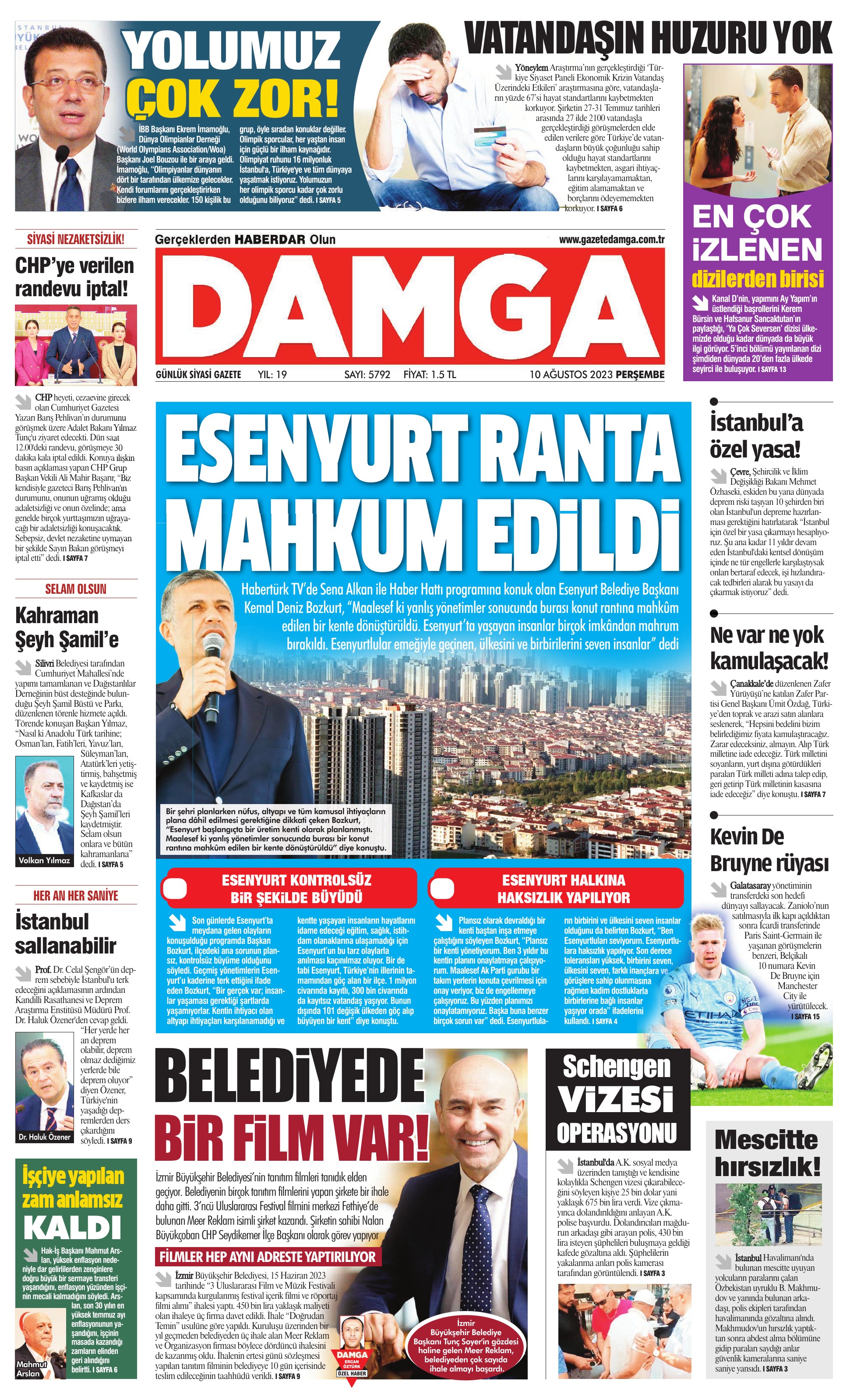 https://www.damga.com/DAMGA 10 Ağustos 2023 Perşembe Sayfaları