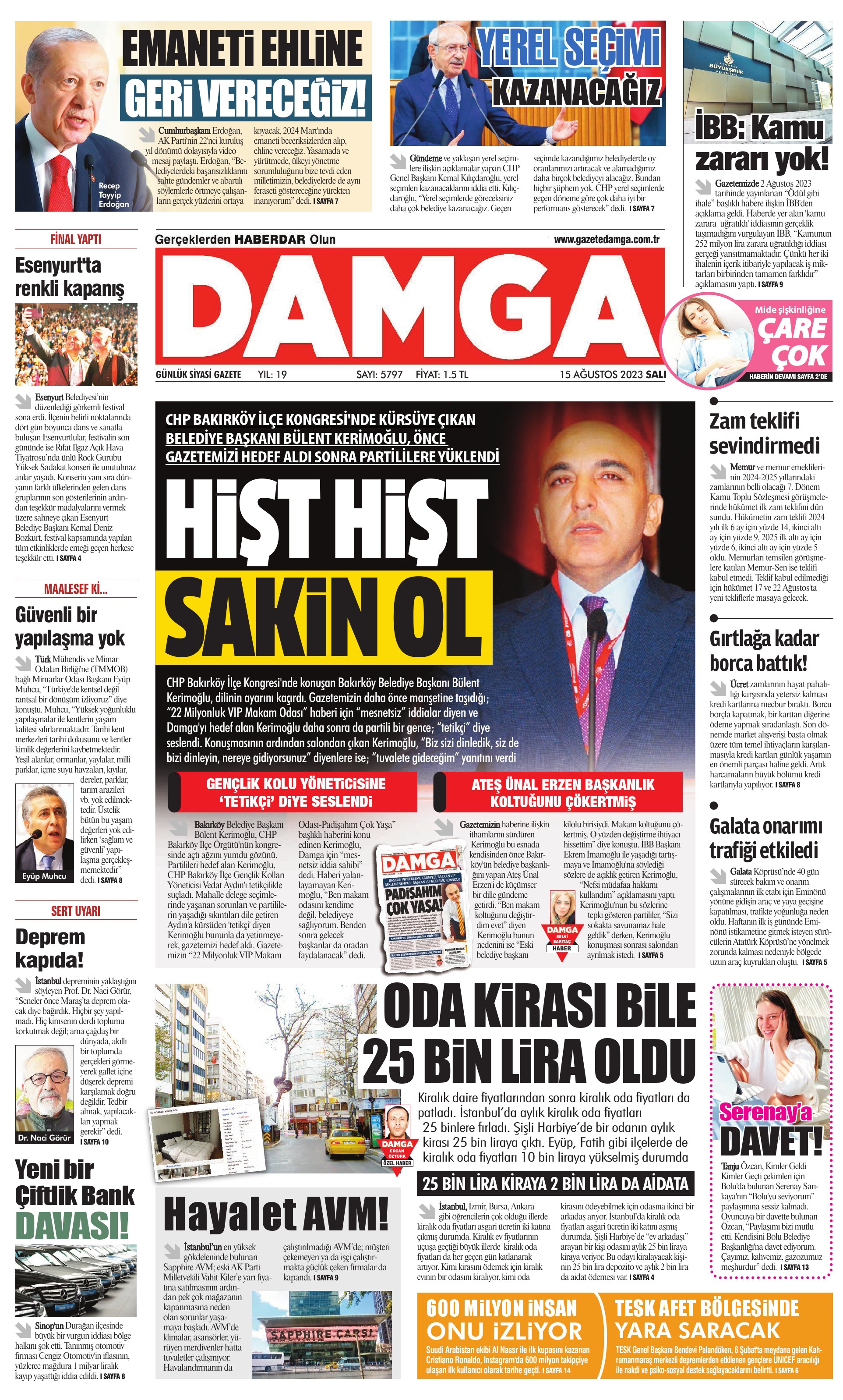 https://www.damga.com/DAMGA 15 Ağustos 2023 Salı Sayfaları