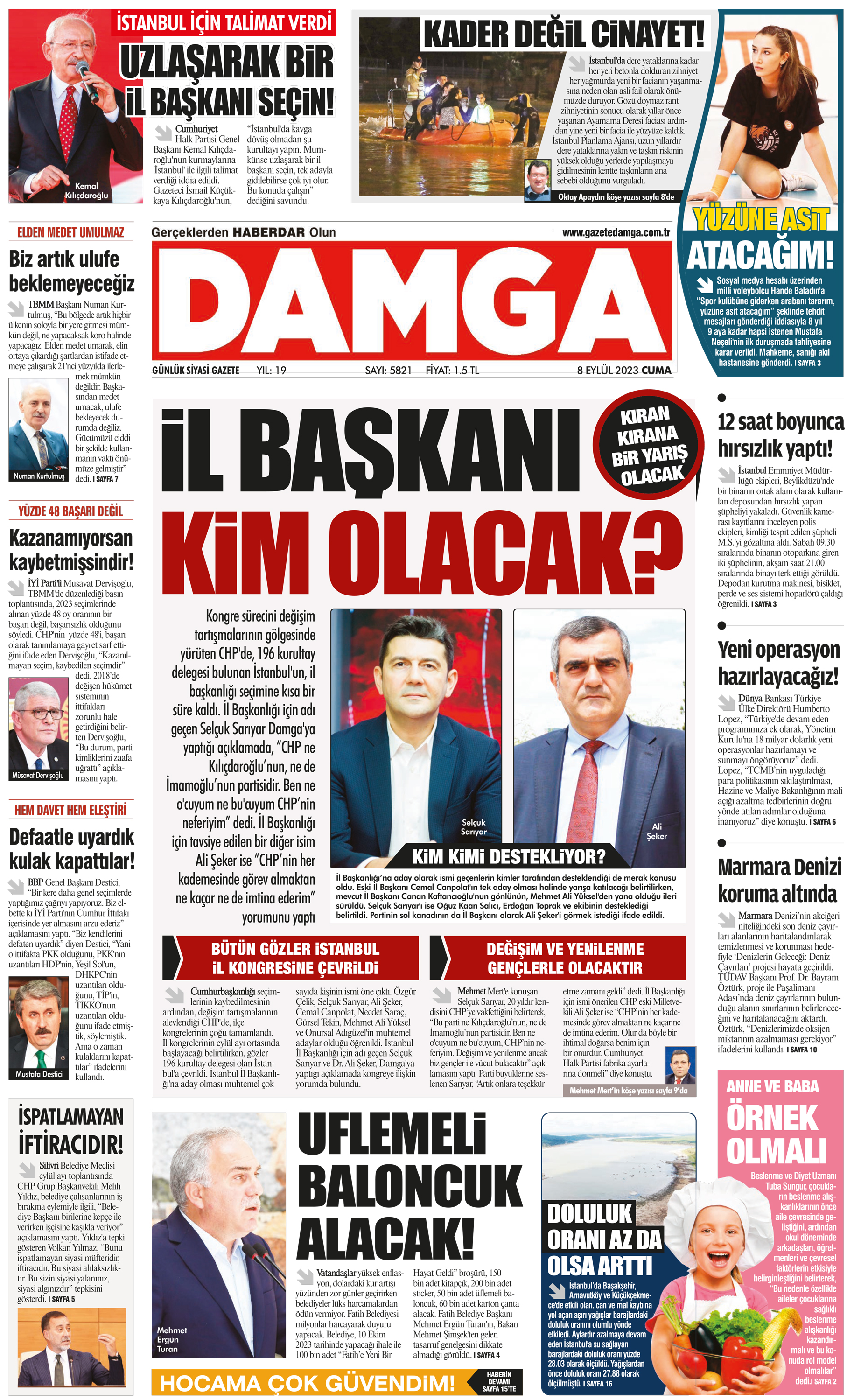 https://www.damga.com/DAMGA 8 Eylül 2023 Cuma Sayfaları