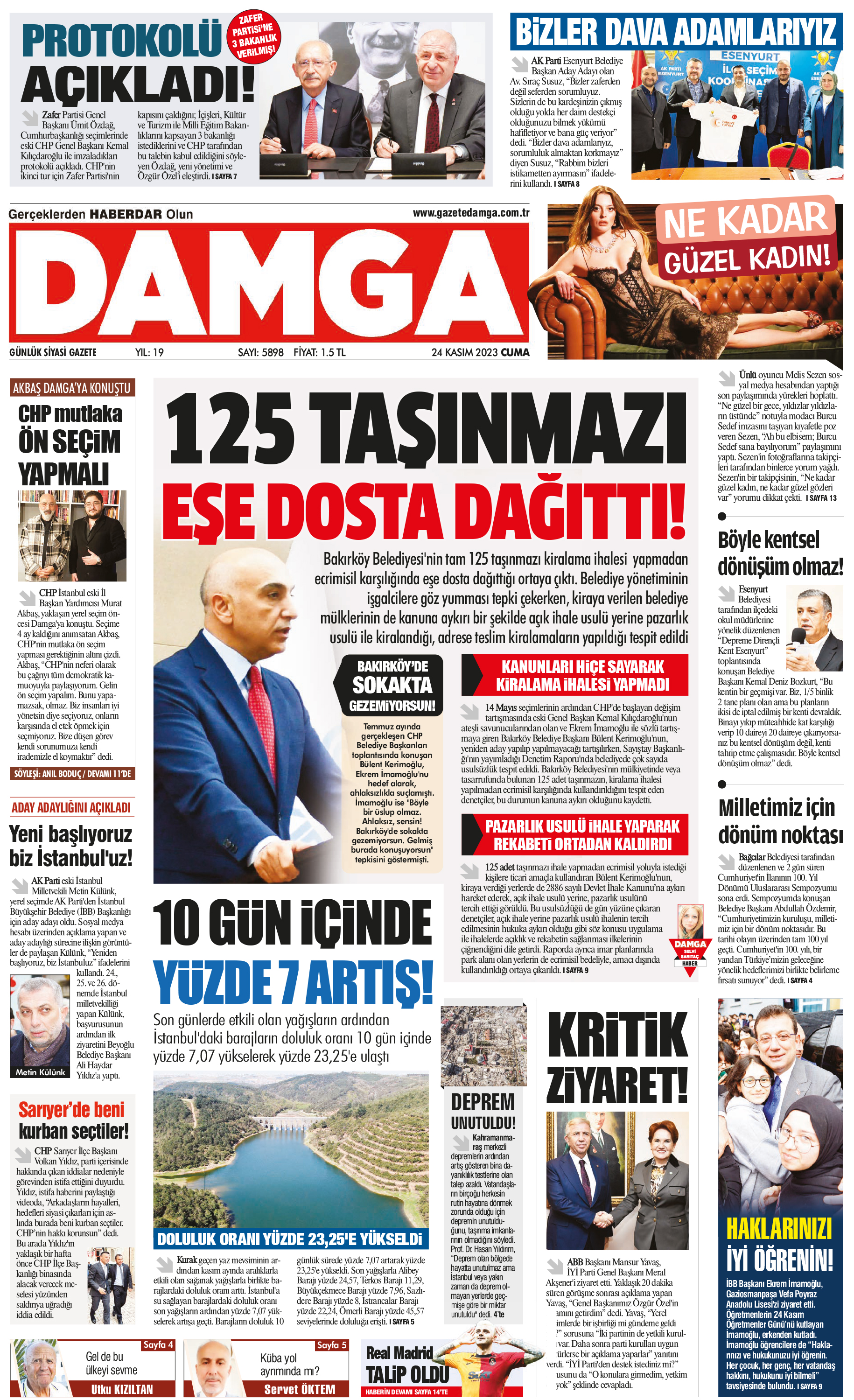 https://www.damga.com/DAMGA 24 Kasım 2023 Cuma Sayfaları