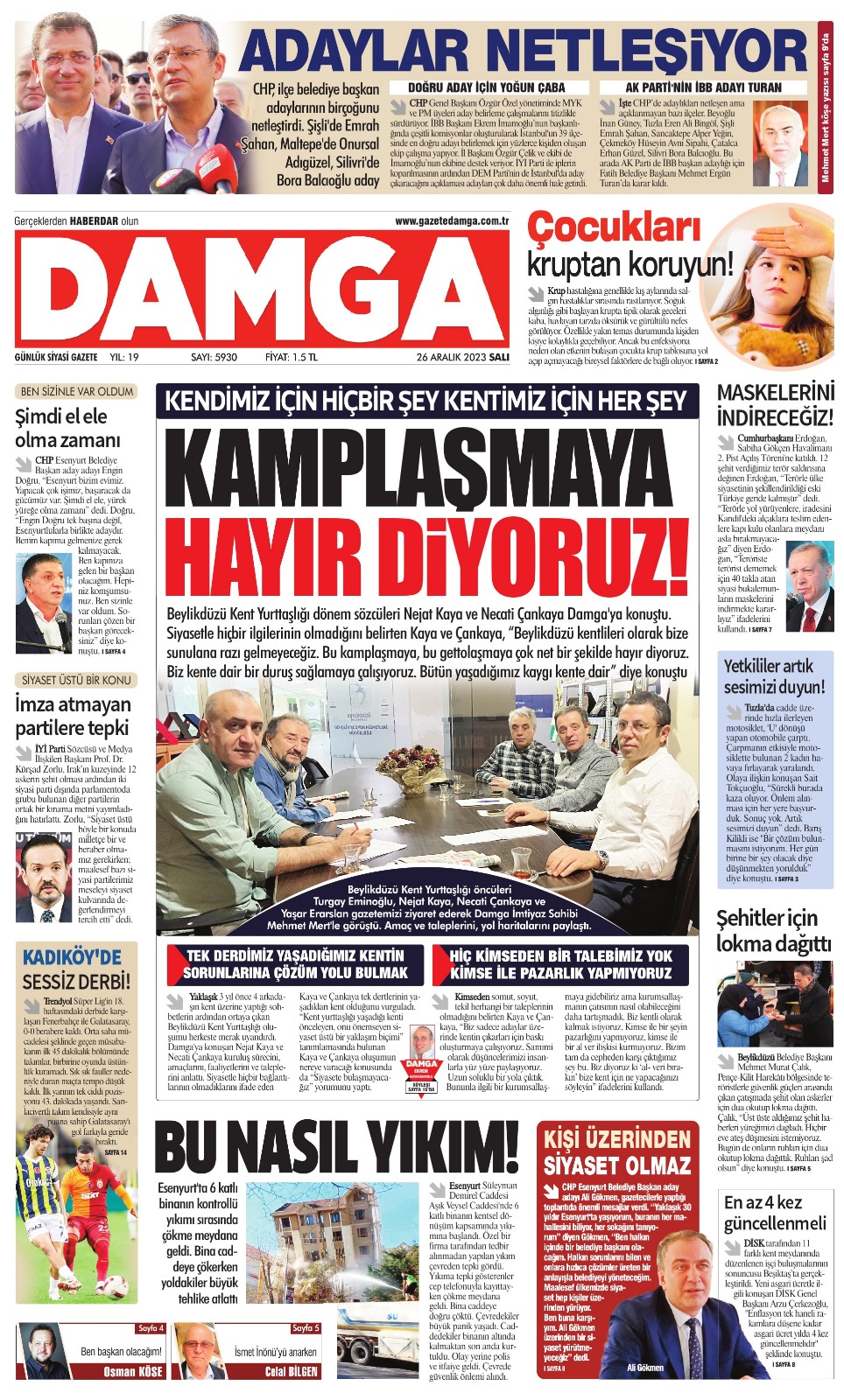 https://www.damga.com/DAMGA 26 Aralık 2023 Salı Sayfaları