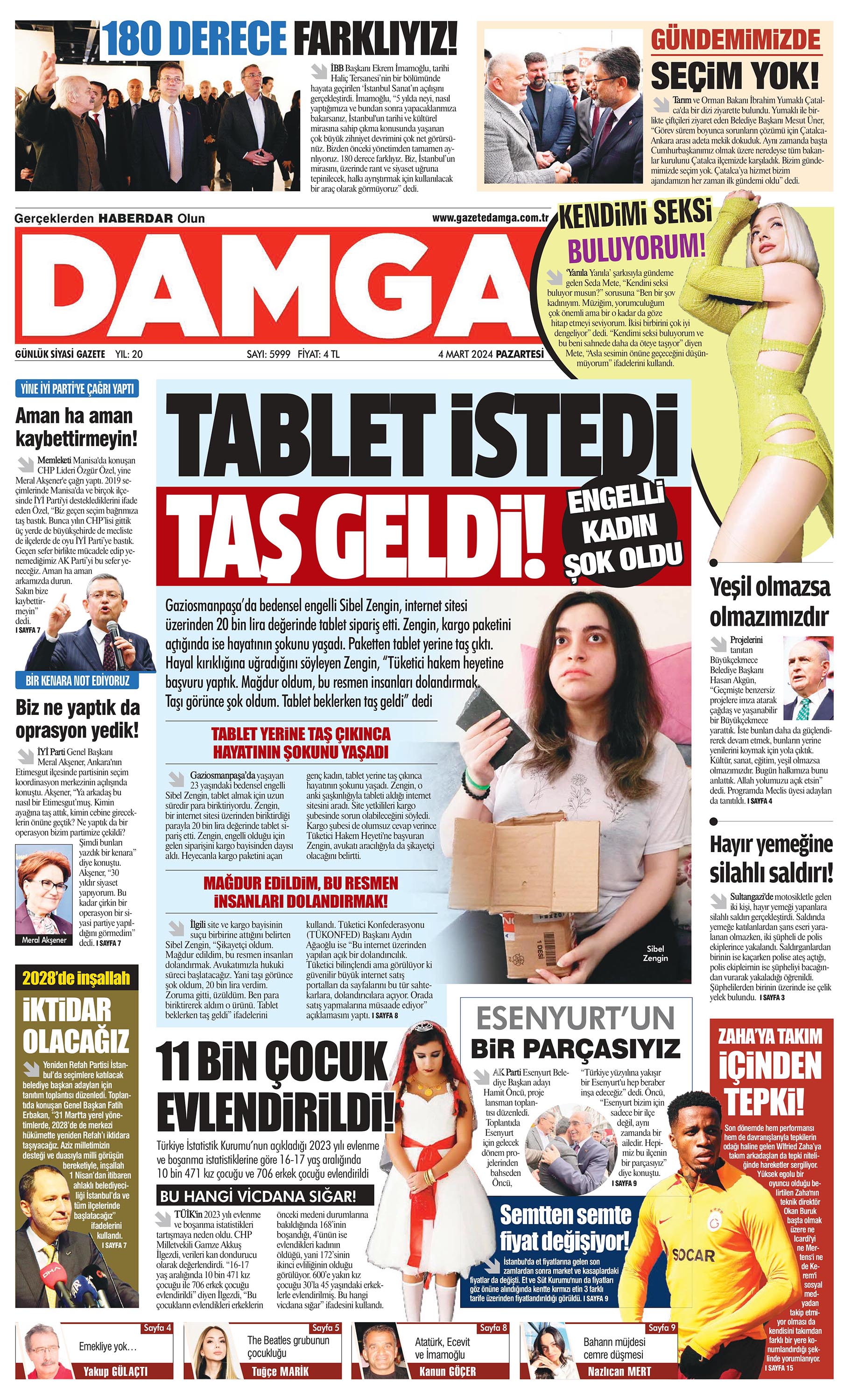 https://www.damga.com/DAMGA 04 Mart 2024 Pazartesi Sayfaları