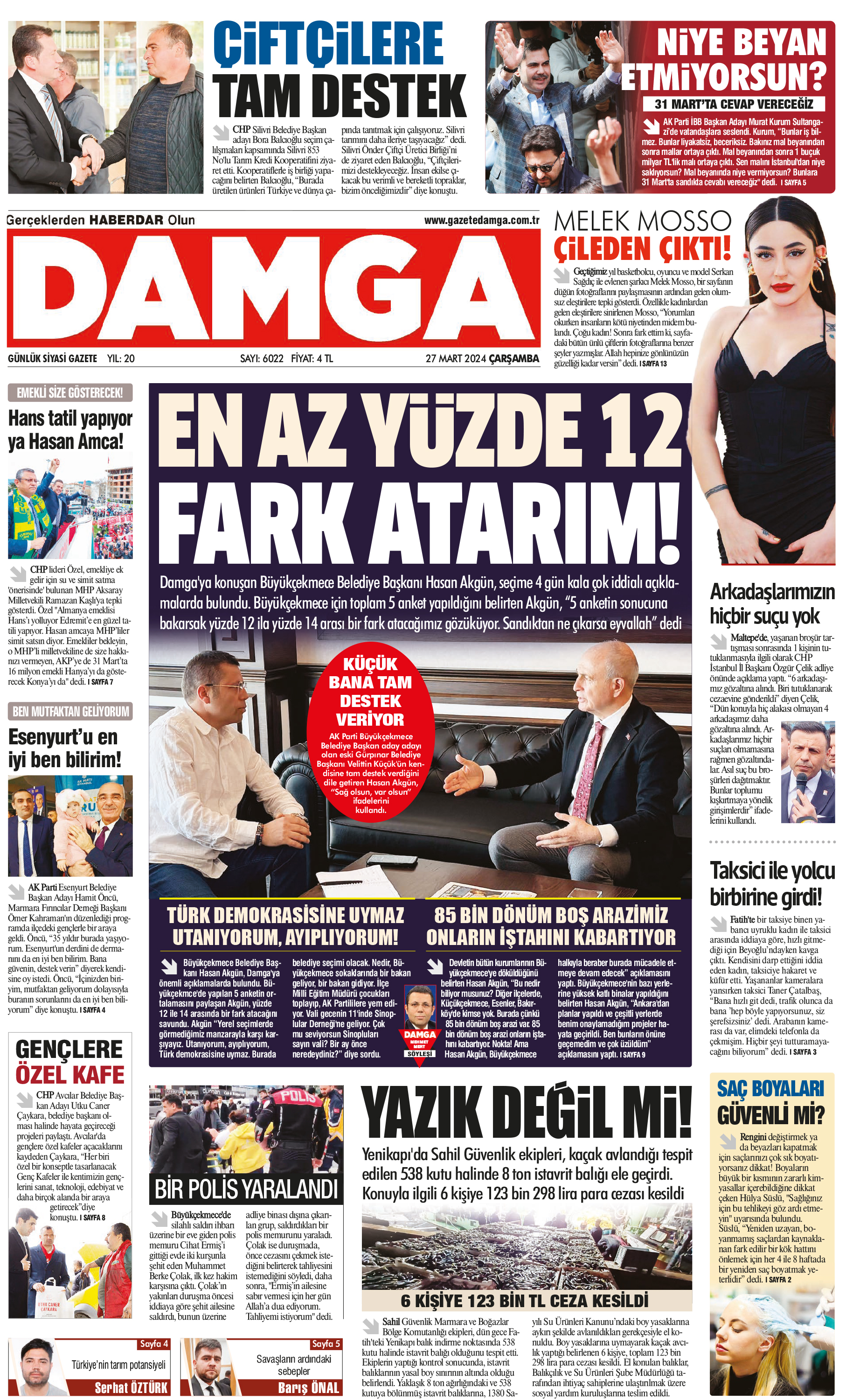 https://www.damga.com/DAMGA 27 Mart 2024 Çarşamba Sayfaları