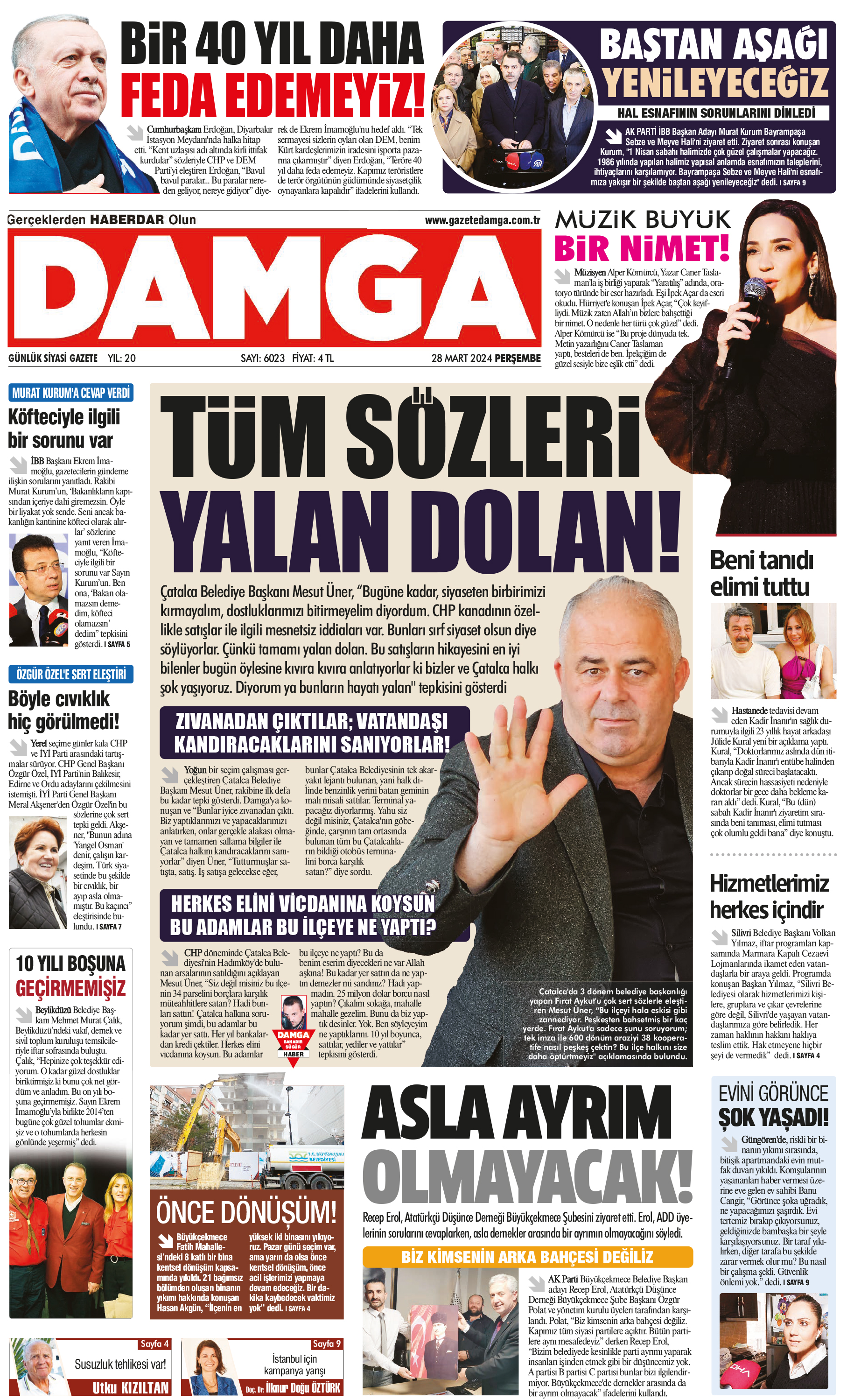 https://www.damga.com/DAMGA 28 Mart 2024 Perşembe Sayfaları