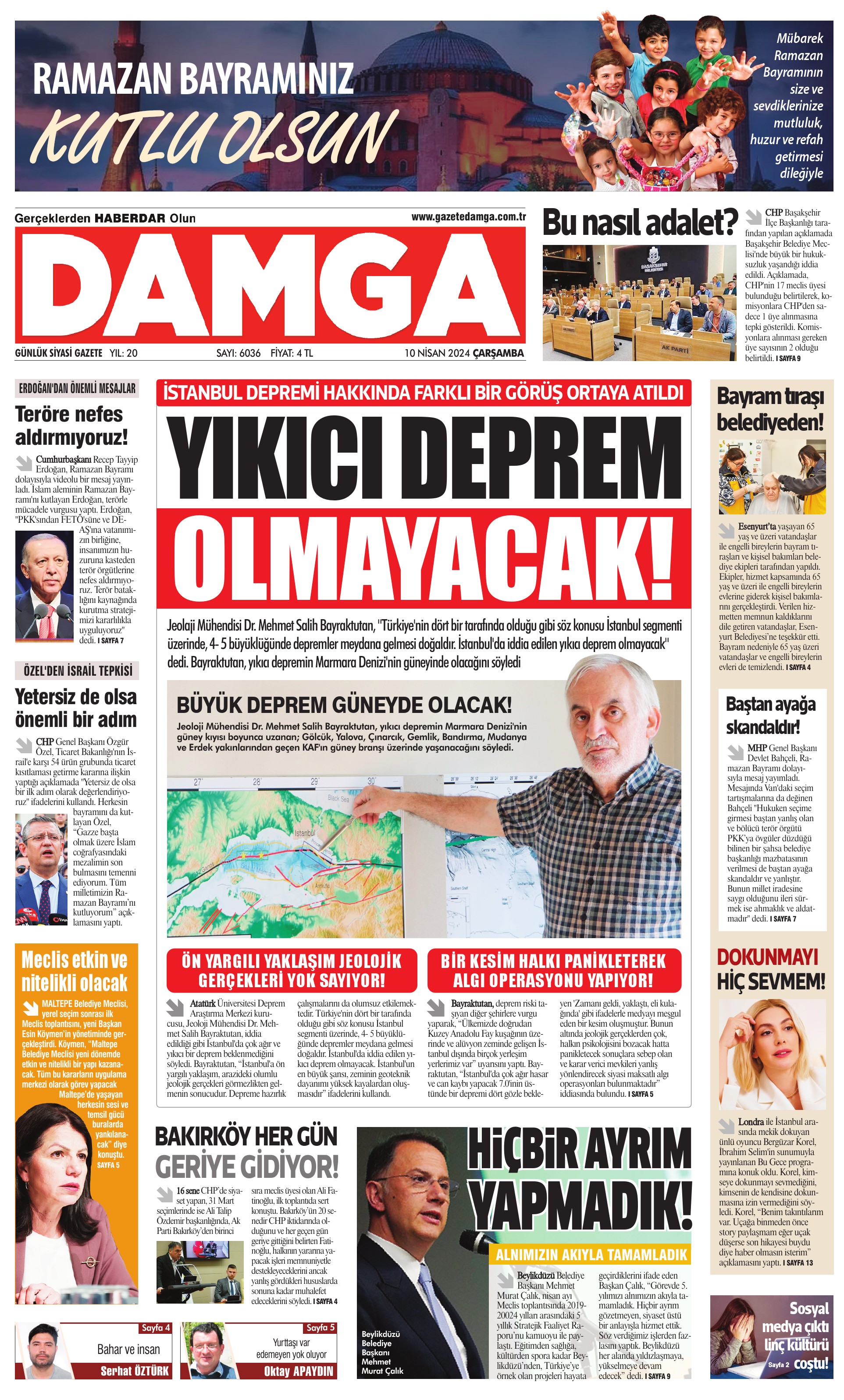 https://www.damga.com/DAMGA 10 Nisan 2024 Çarşamba Sayfaları