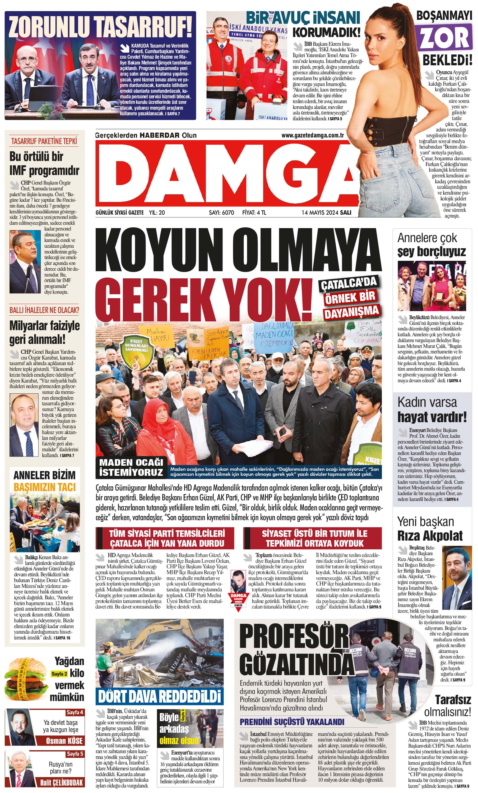 https://www.damga.com/DAMGA 14 Mayıs 2024 Salı Sayfaları