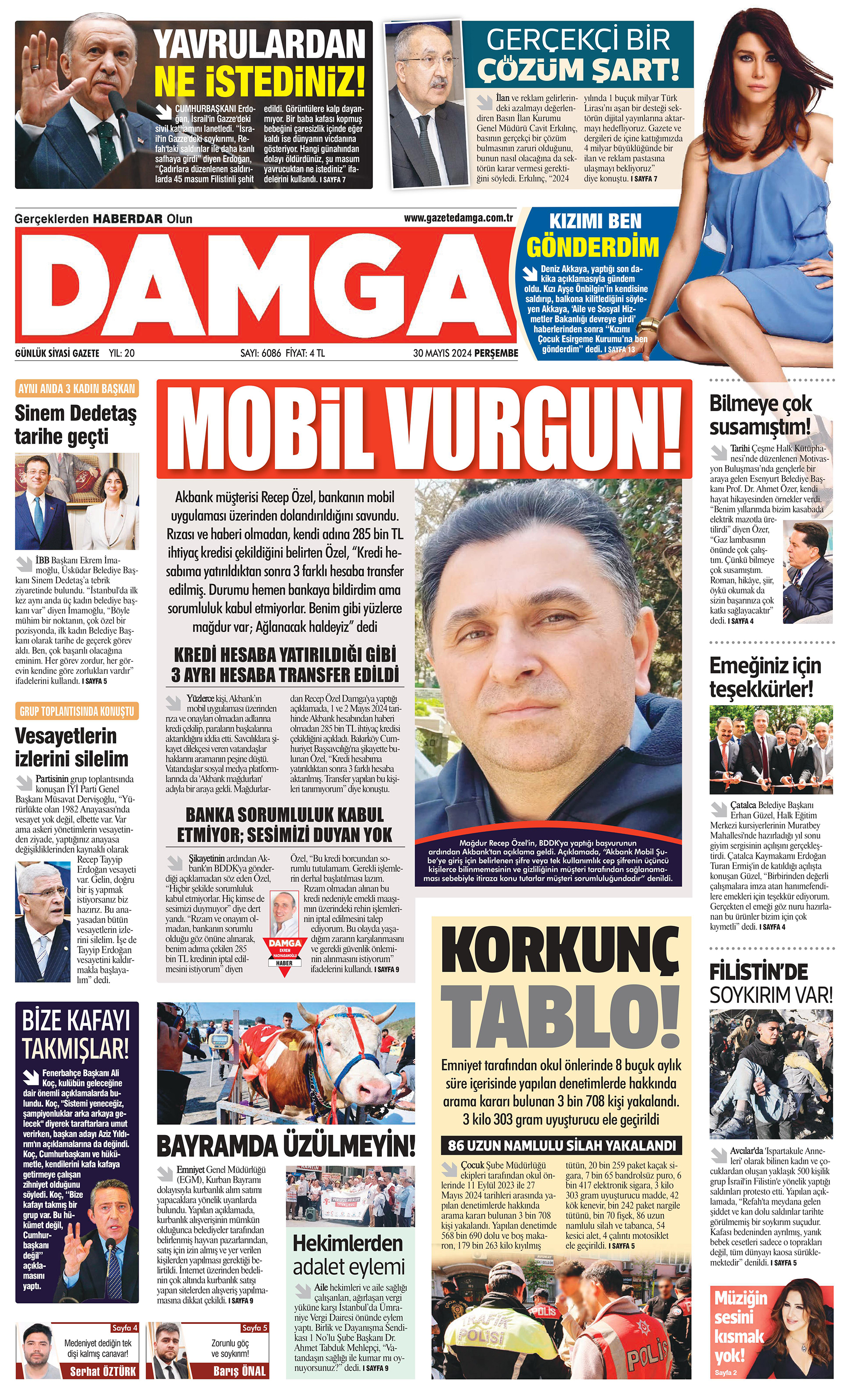 https://www.damga.com/DAMGA 30 Mayıs 2024 Perşembe Sayfaları