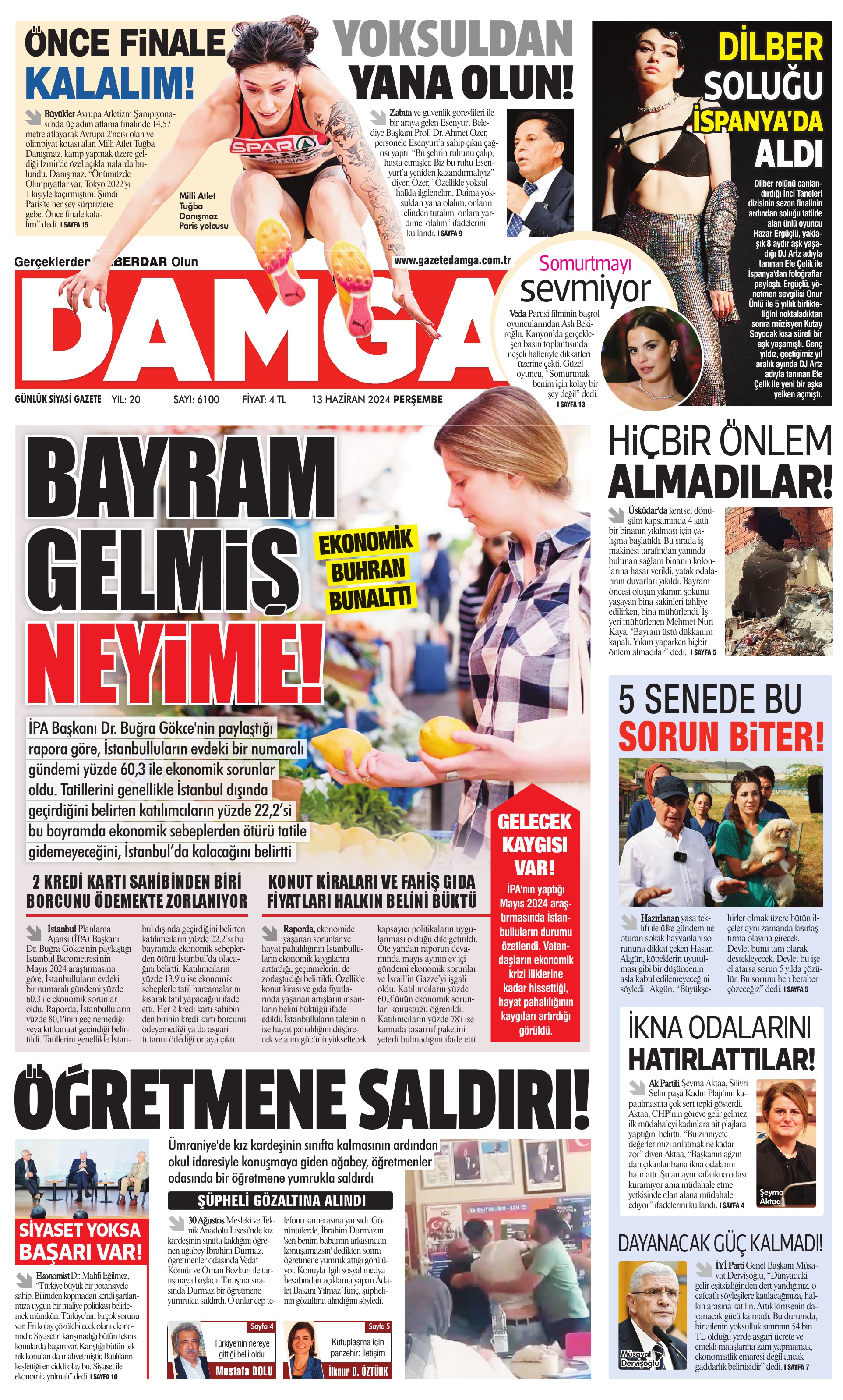 https://www.damga.com/DAMGA 13 Haziran 2024 Perşembe Sayfaları