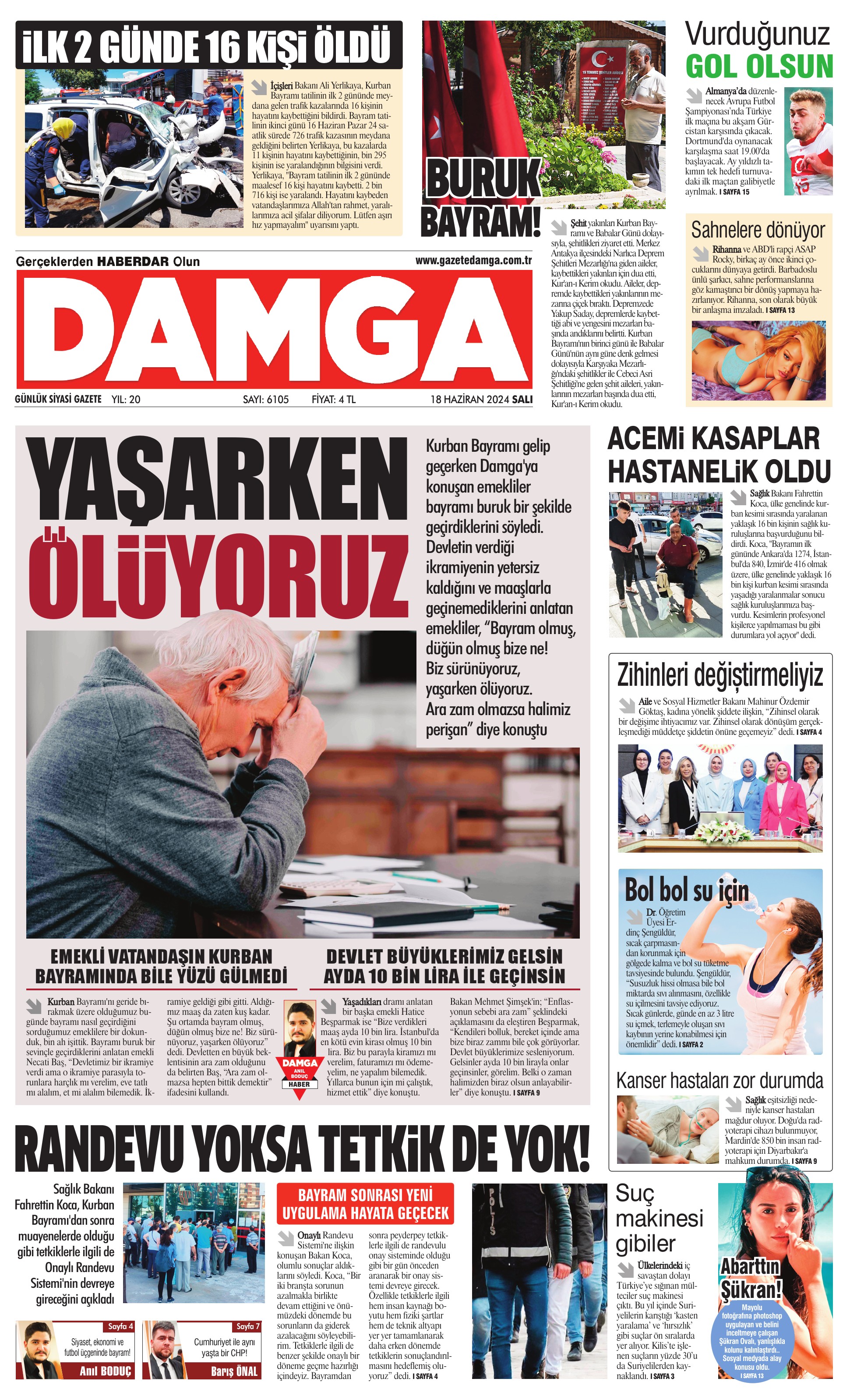 https://www.damga.com/DAMGA 18 Haziran 2024 Salı Sayfaları